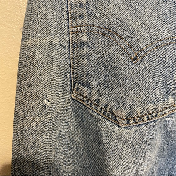 VINTAGE LEVI'S 505 ORANGE TAB DENIM BLUE JEANS MENS SIZE 40x30 1996 - Picture 9 of 9